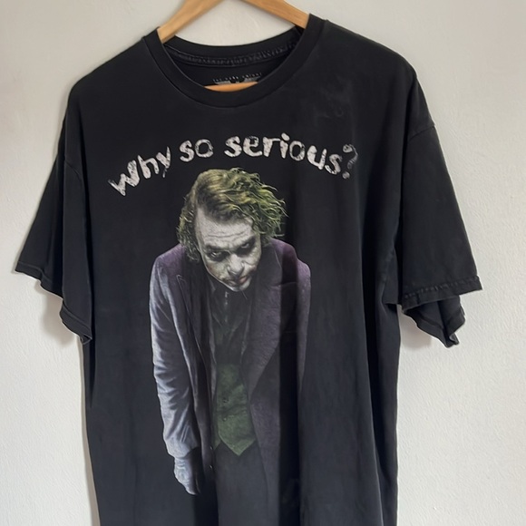 The Dark Knight The Joker T-Shirt / Why So Serious? / Large / 2016 / Batman - Picture 3 of 9